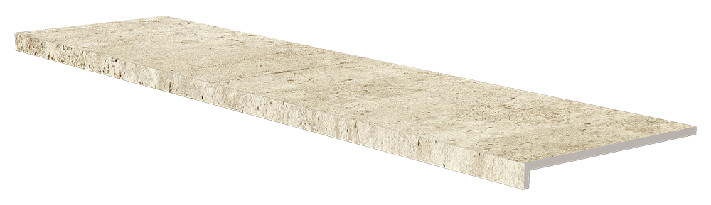 peldaño ingletado simple 3mm 30x120 urban arena